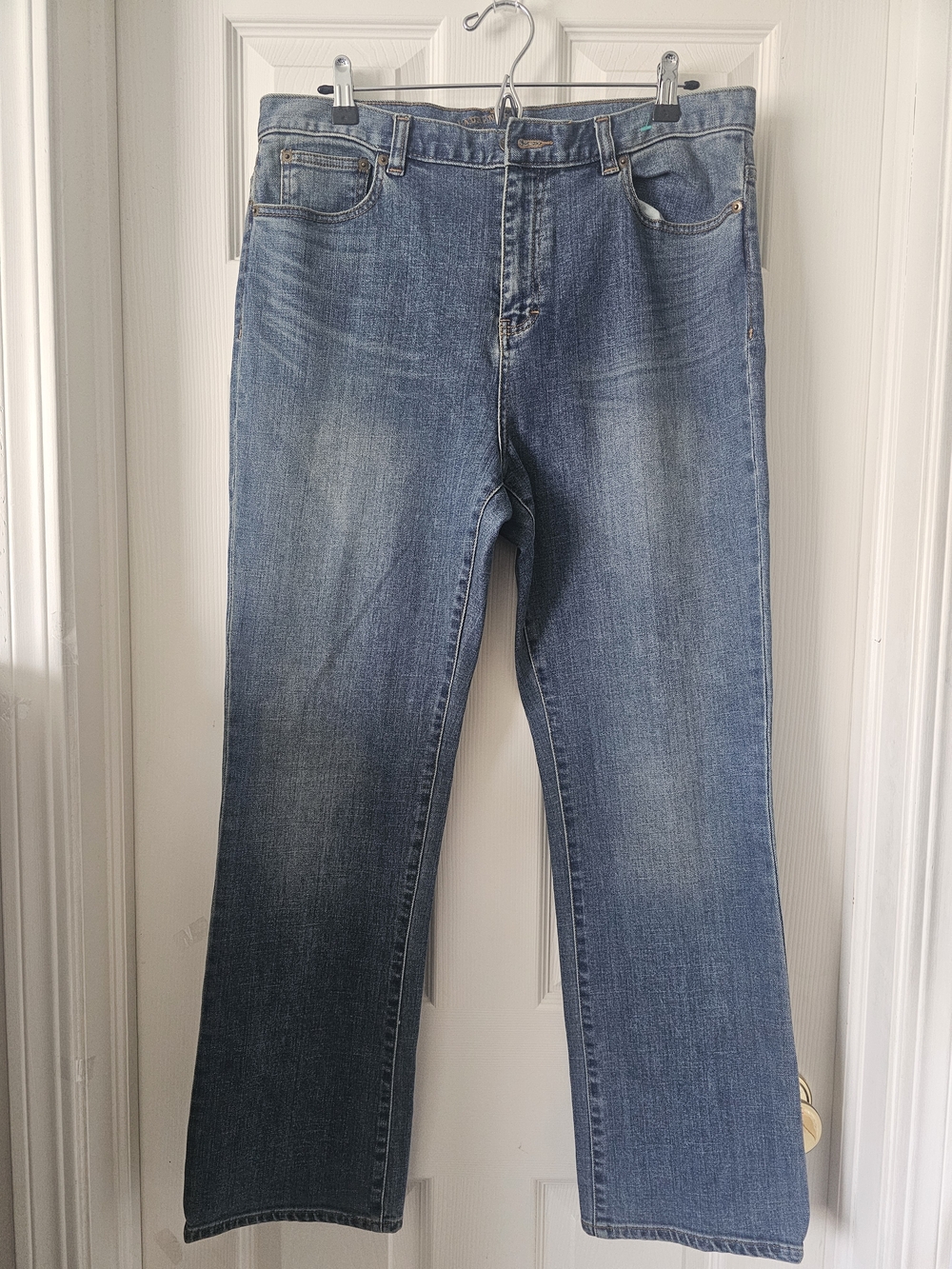 NEW Ralph Lauren Jeans Co. Womens Straight Leg Medium Blue Denim High-Rise SZ 14